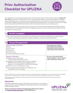 UPLIZNA-prior-authorization-checklist-icon